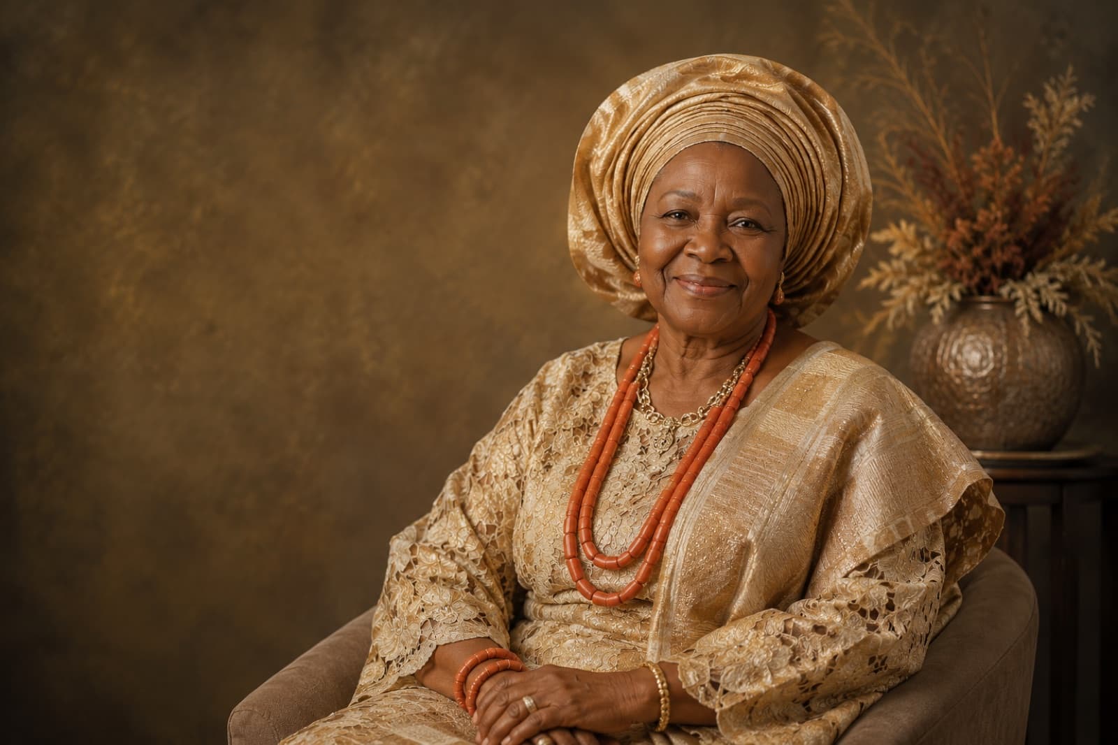 Elegant birthday portrait